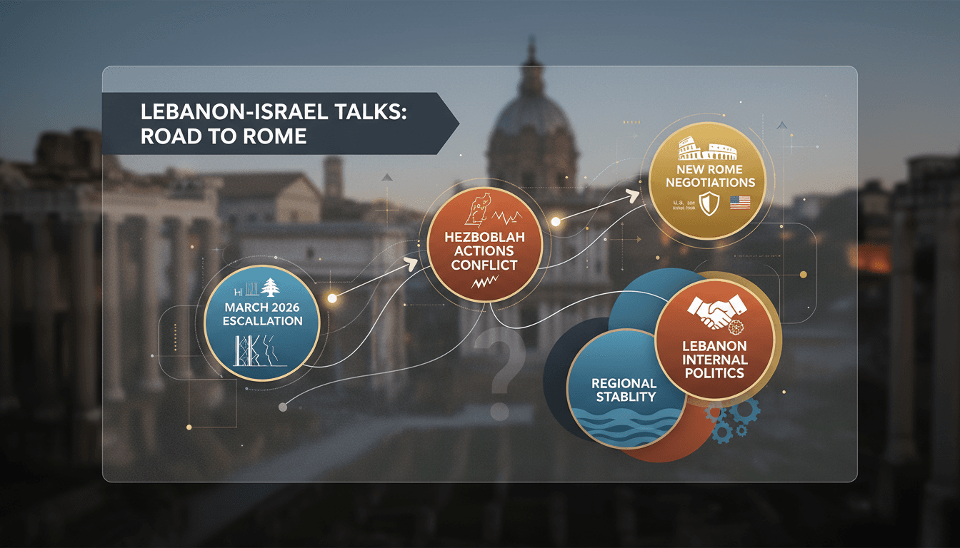 U.S.-facilitated talks between Lebanon and Israel in Rome