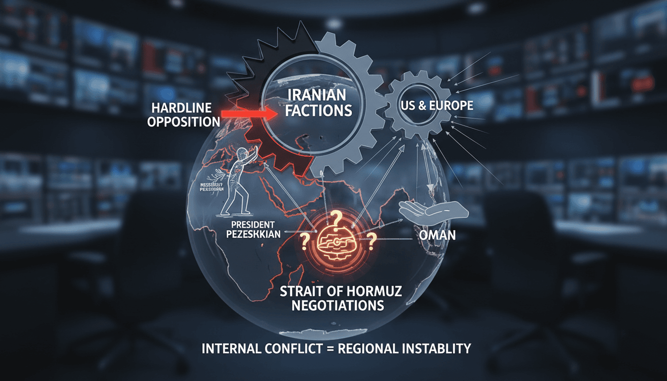 Iranian President Masoud Pezeshkian addressing the media