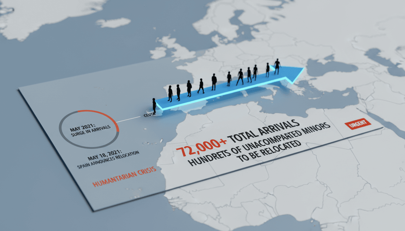 Spanish government plans to relocate unaccompanied migrant minors from Ceuta to the mainland.