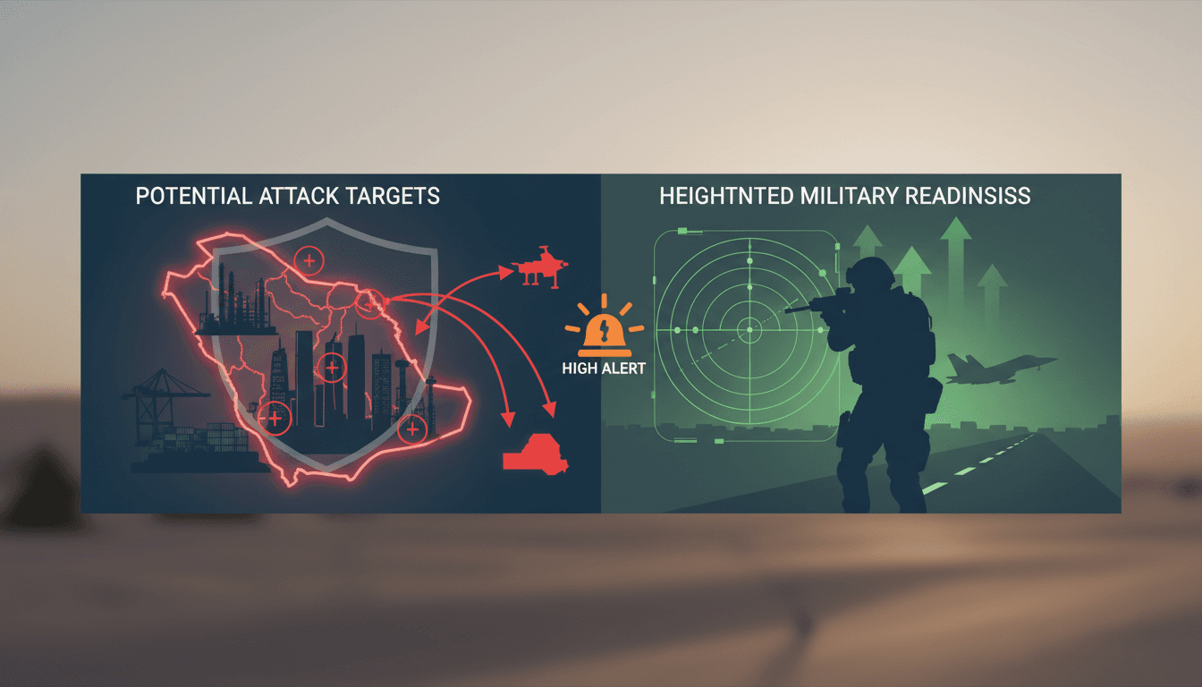 Saudi Arabia military readiness in response to Iranian threats