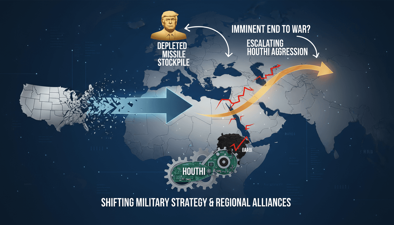 President Trump discusses U.S. military strategy amid Gulf tensions.