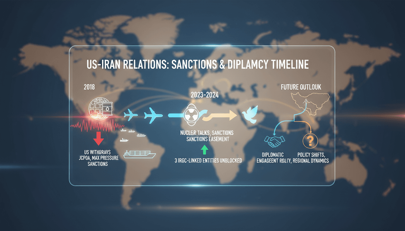 U.S. Treasury Department announcement on lifting sanctions against IRGC-linked entities