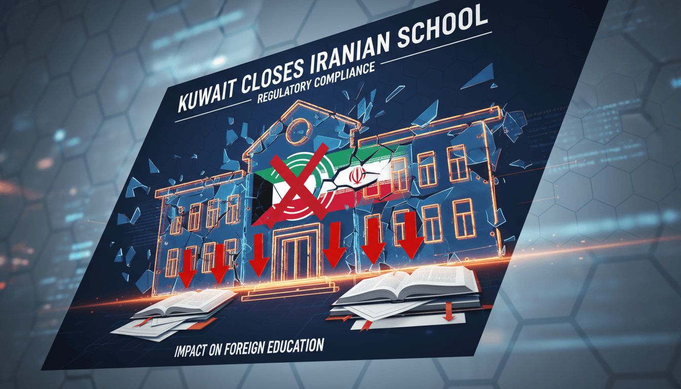 Kuwaiti education ministry building with a focus on regulatory compliance