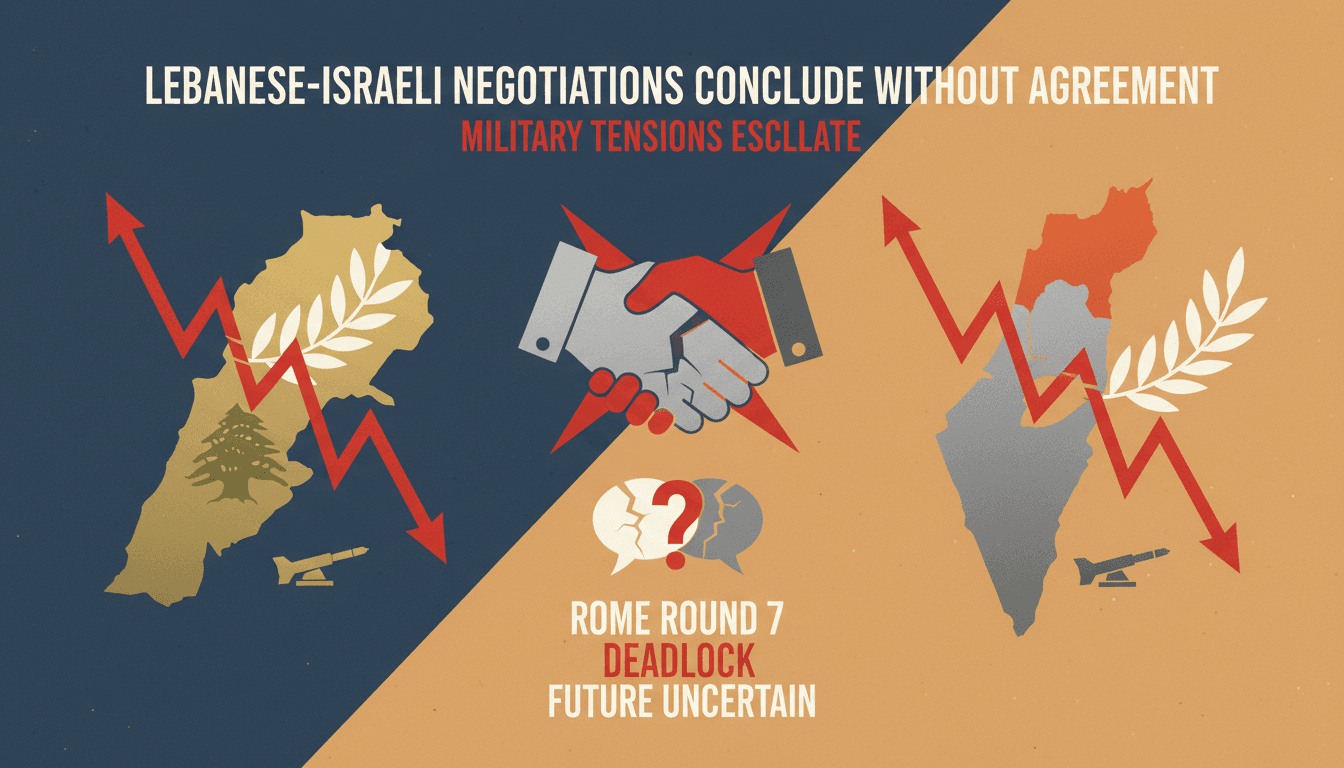 Lebanese-Israeli negotiations in Rome amidst military tensions