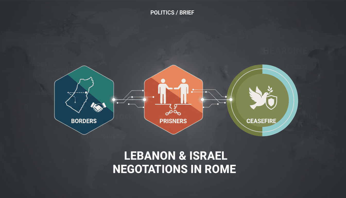 Lebanese President Joseph Aoun discusses negotiations with Israel in Rome.
