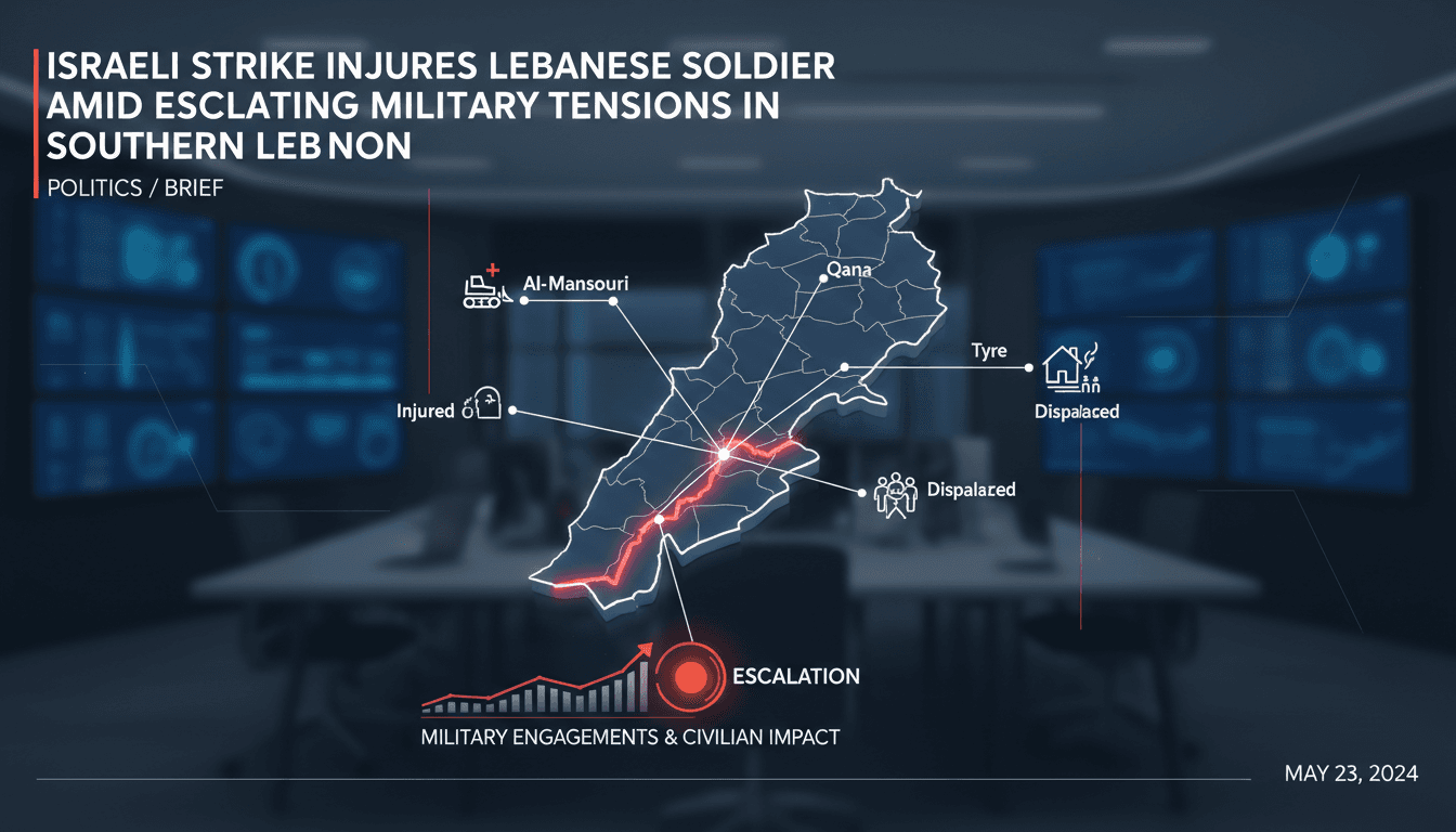 Israeli military operations in southern Lebanon and their impact on local security.