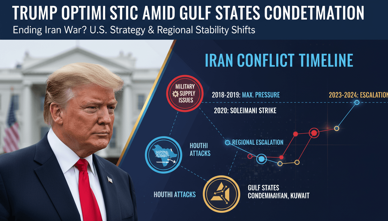 President Trump discusses military strategy amid Gulf tensions