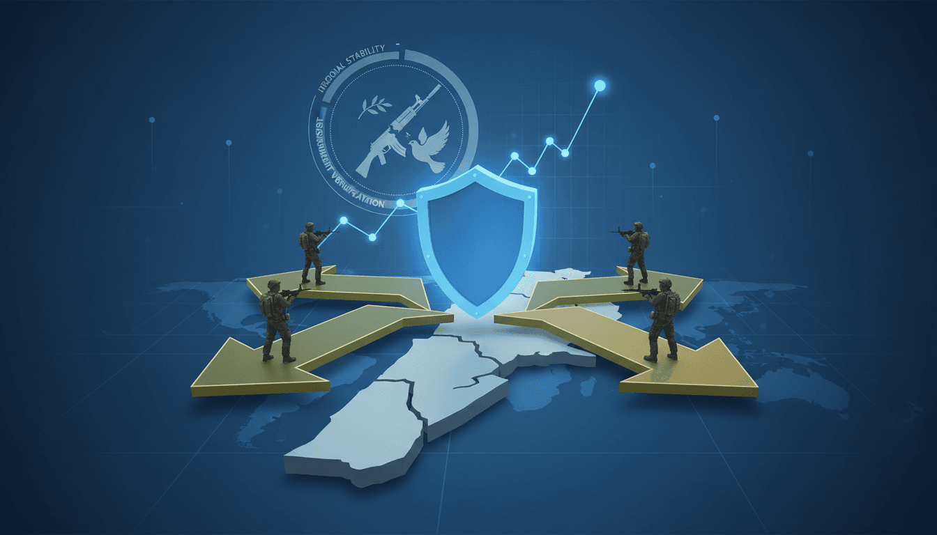 Troop deployment agreement between Lebanon and Israel for Hezbollah disarmament verification.