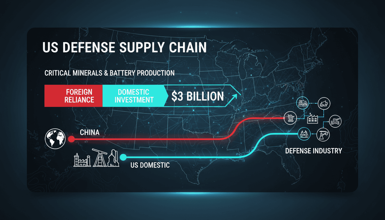 U.S. government investment in critical minerals and battery production