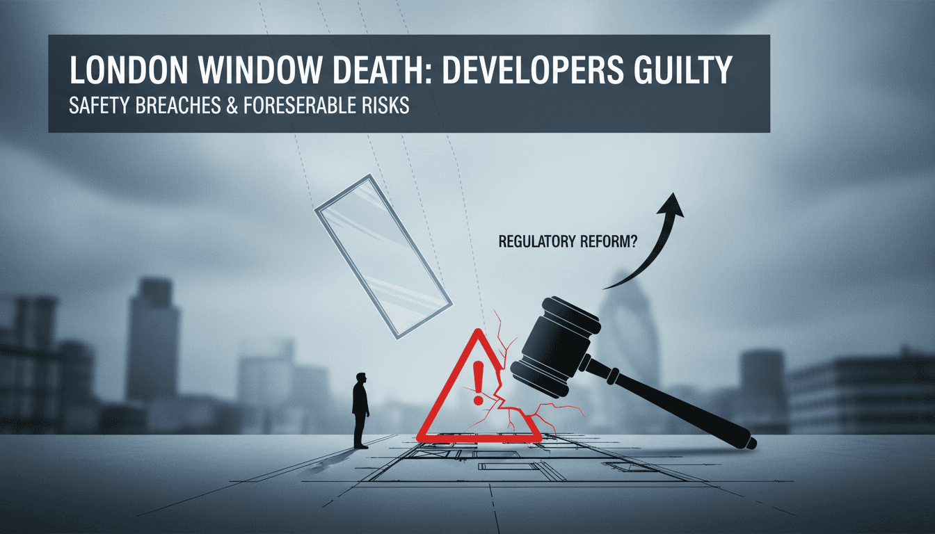 Court ruling on developers in London window death case