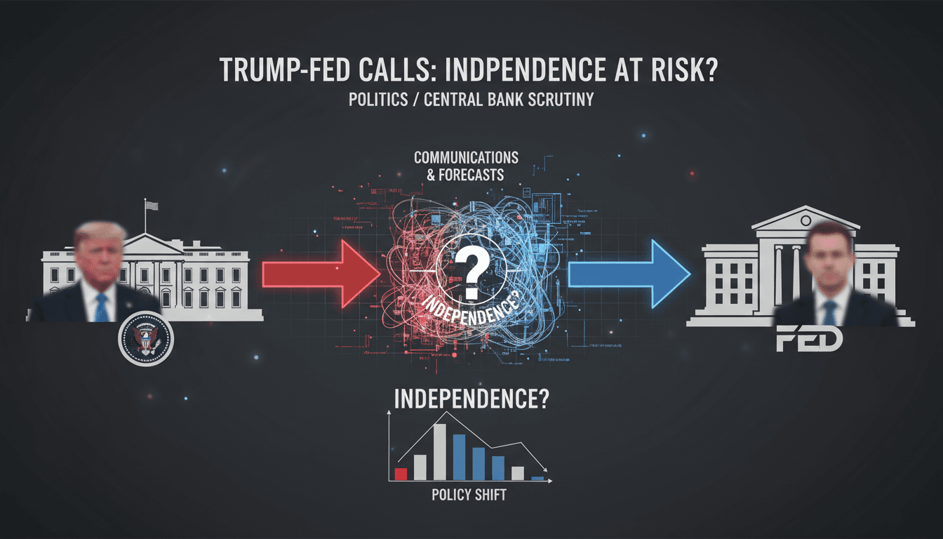 Trump's Calls with Fed Chair Raise Concerns Over Central Bank Independence