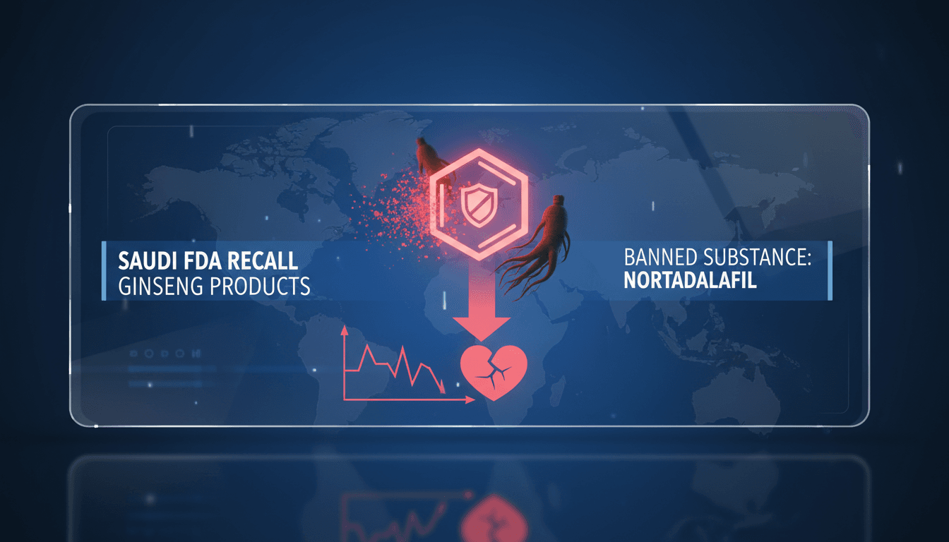 Saudi Food and Drug Authority issues recall for ginseng products containing banned substance