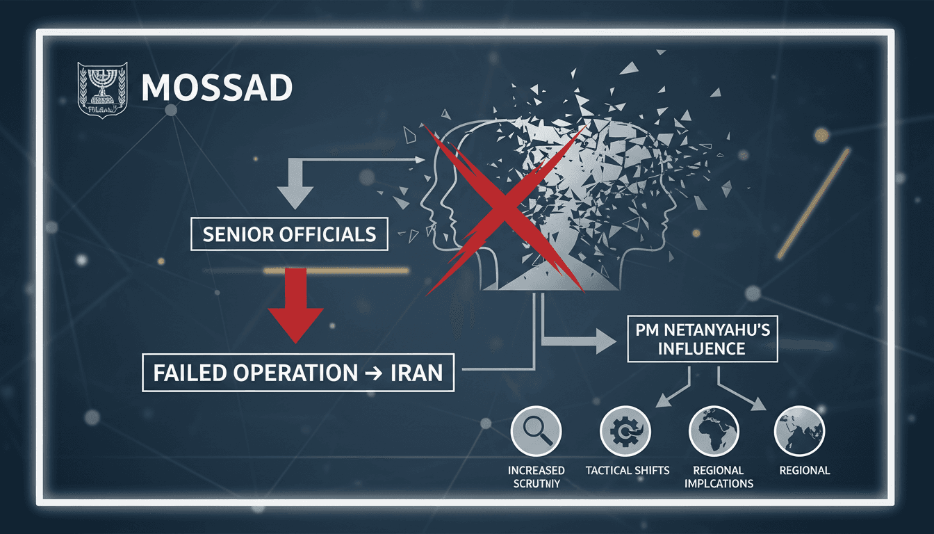 Mossad headquarters with a focus on intelligence operations against Iran.