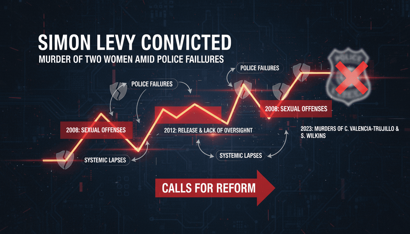 Simon Levy trial and conviction for the murder of two women