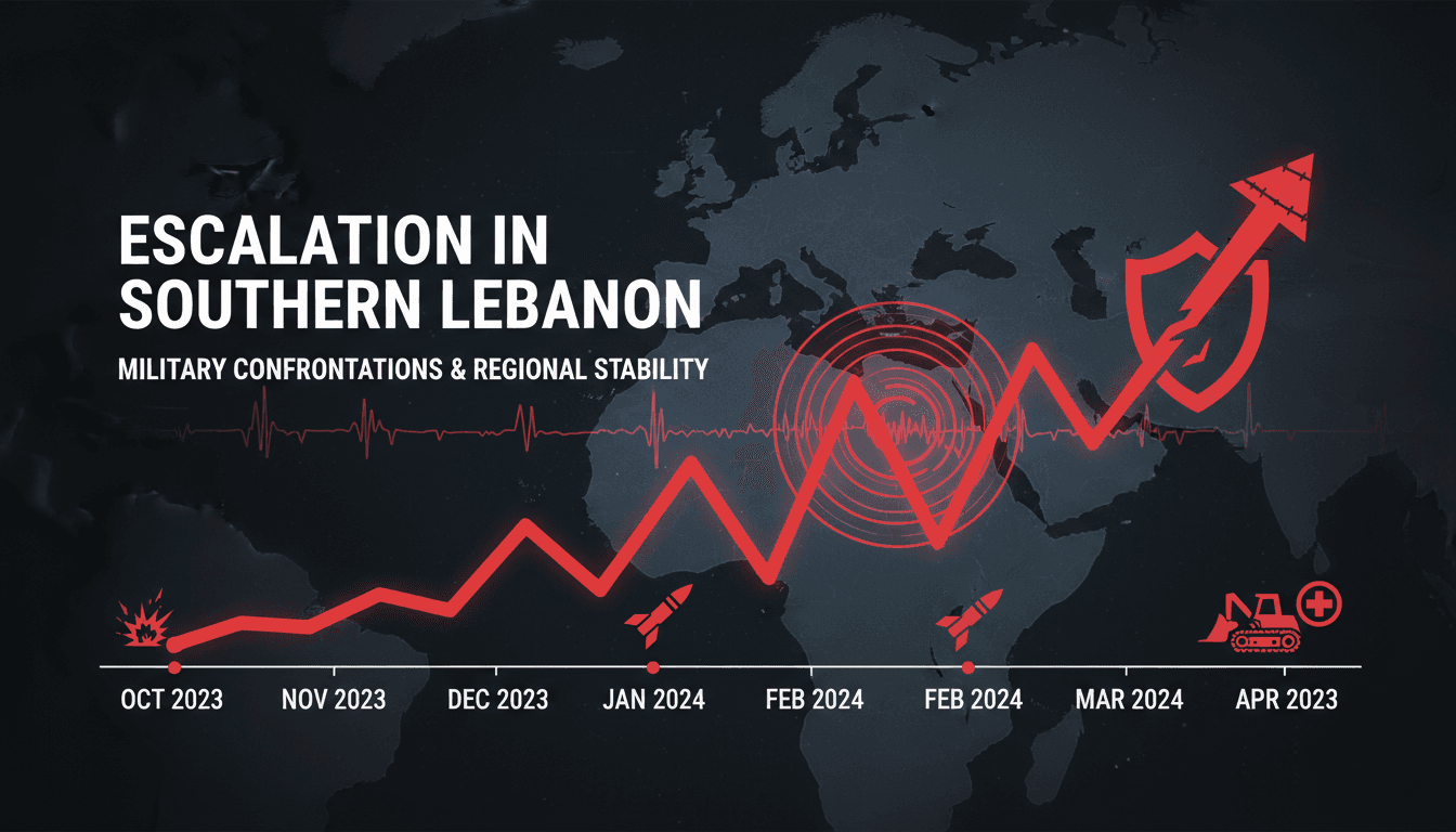 Israeli military operations in southern Lebanon and their impact on regional stability.