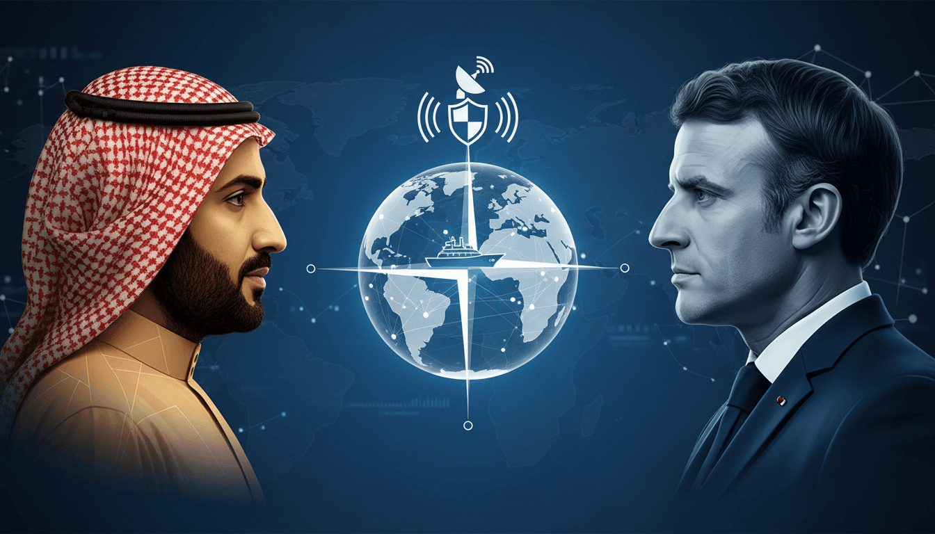 Saudi Crown Prince and French President Discuss Regional Security and Maritime Navigation