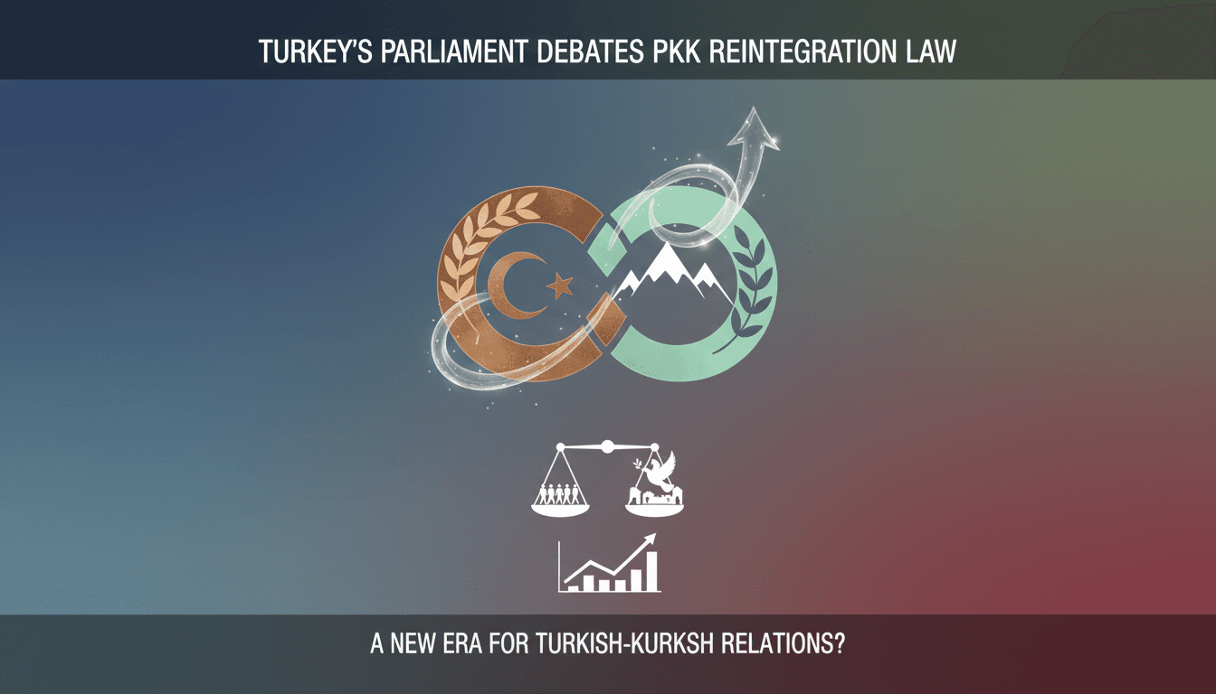 Turkish parliament discussing PKK member reintegration law