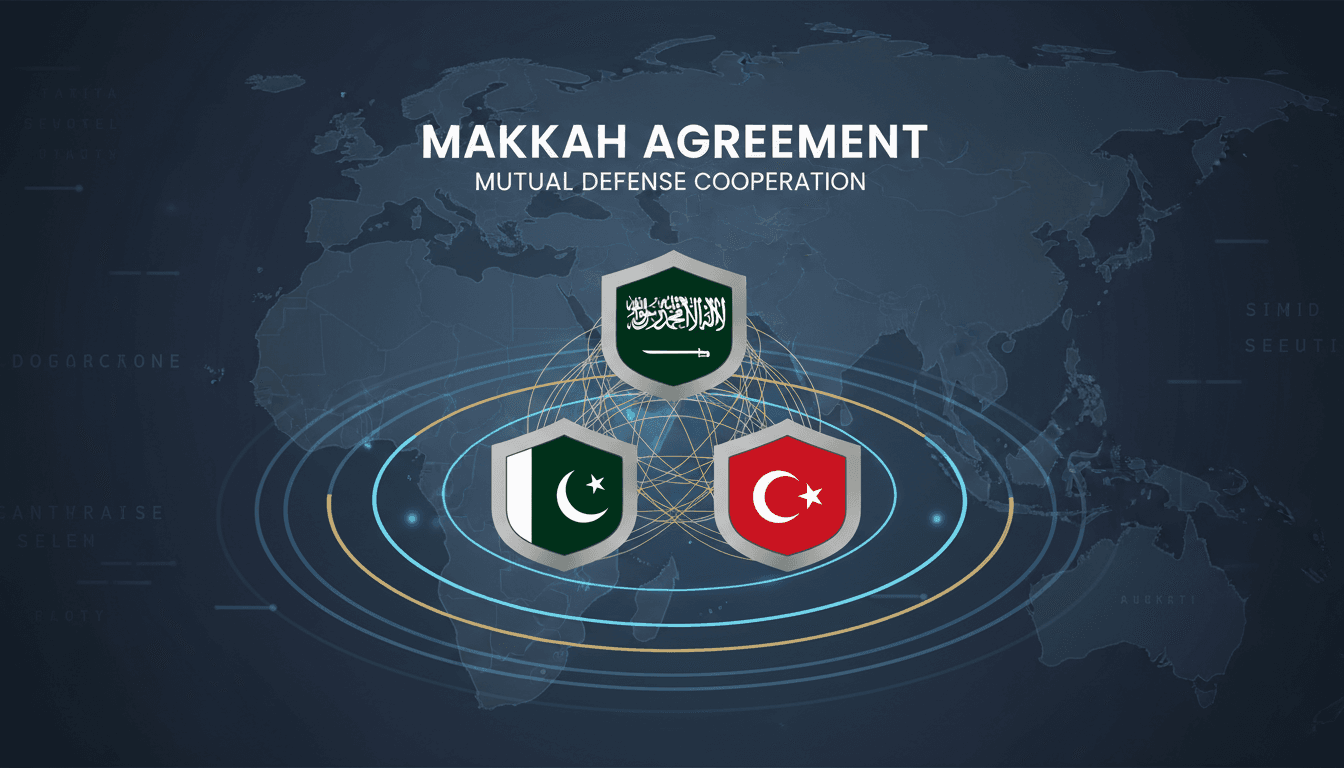 Pakistan Saudi Arabia and Turkey sign Makkah Agreement for mutual defense cooperation