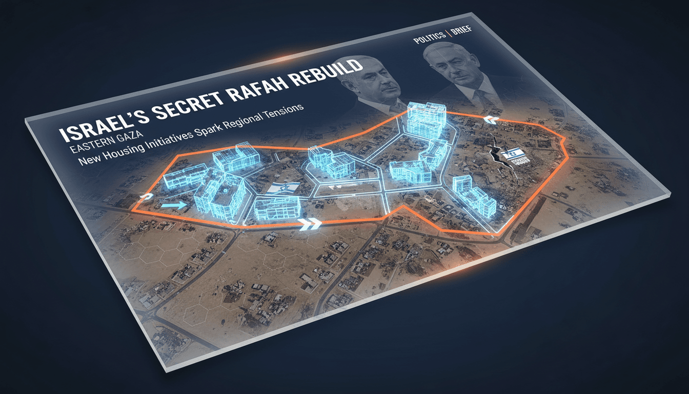 Israel initiates secret reconstruction efforts in eastern Rafah, Gaza