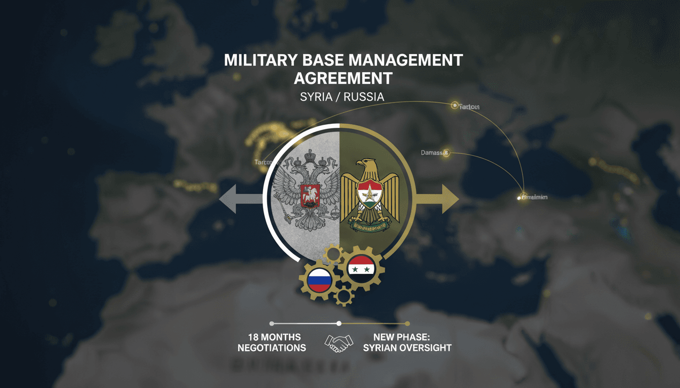 Syria and Russia finalize military base management agreement