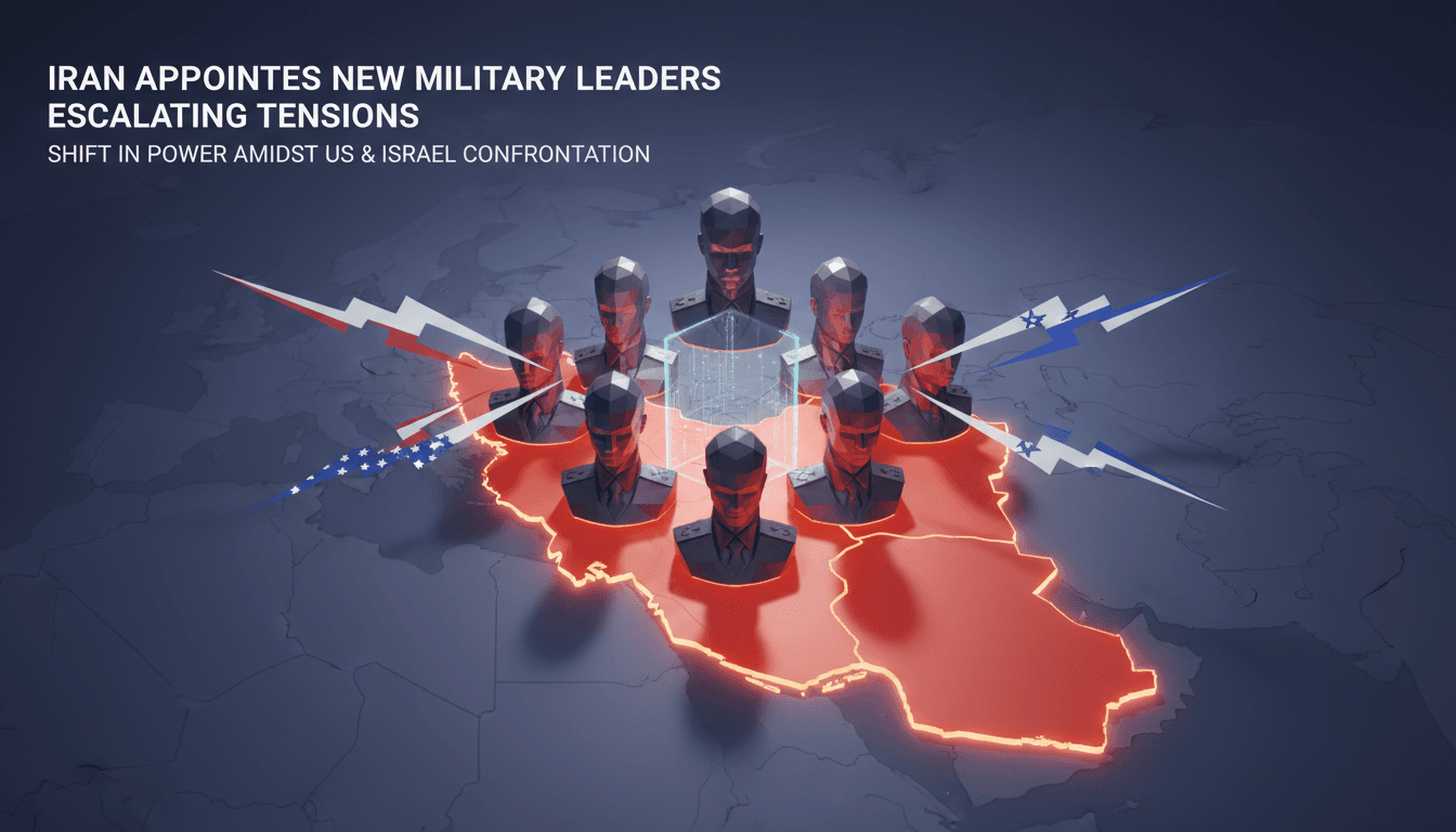 Iranian military commanders appointed by Khamenei amid rising tensions