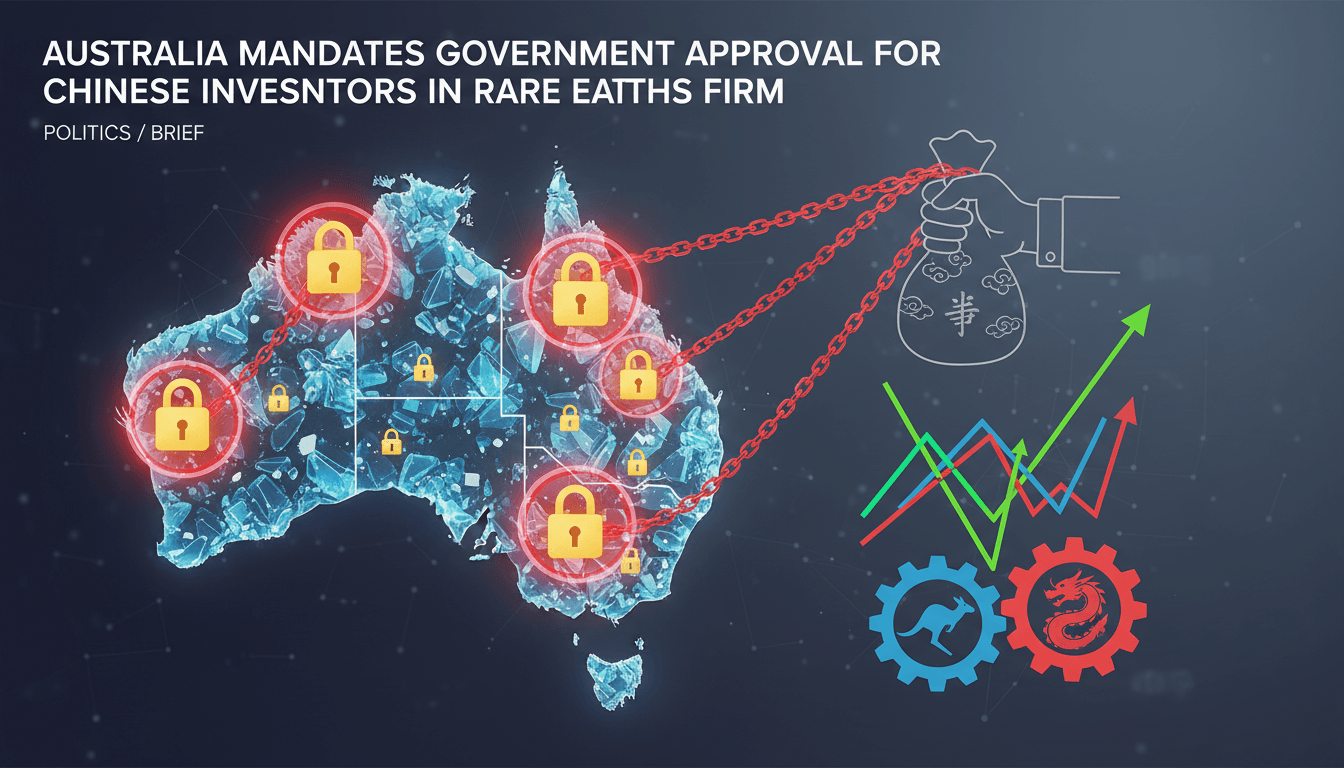 Australian government building with a focus on foreign investment regulations