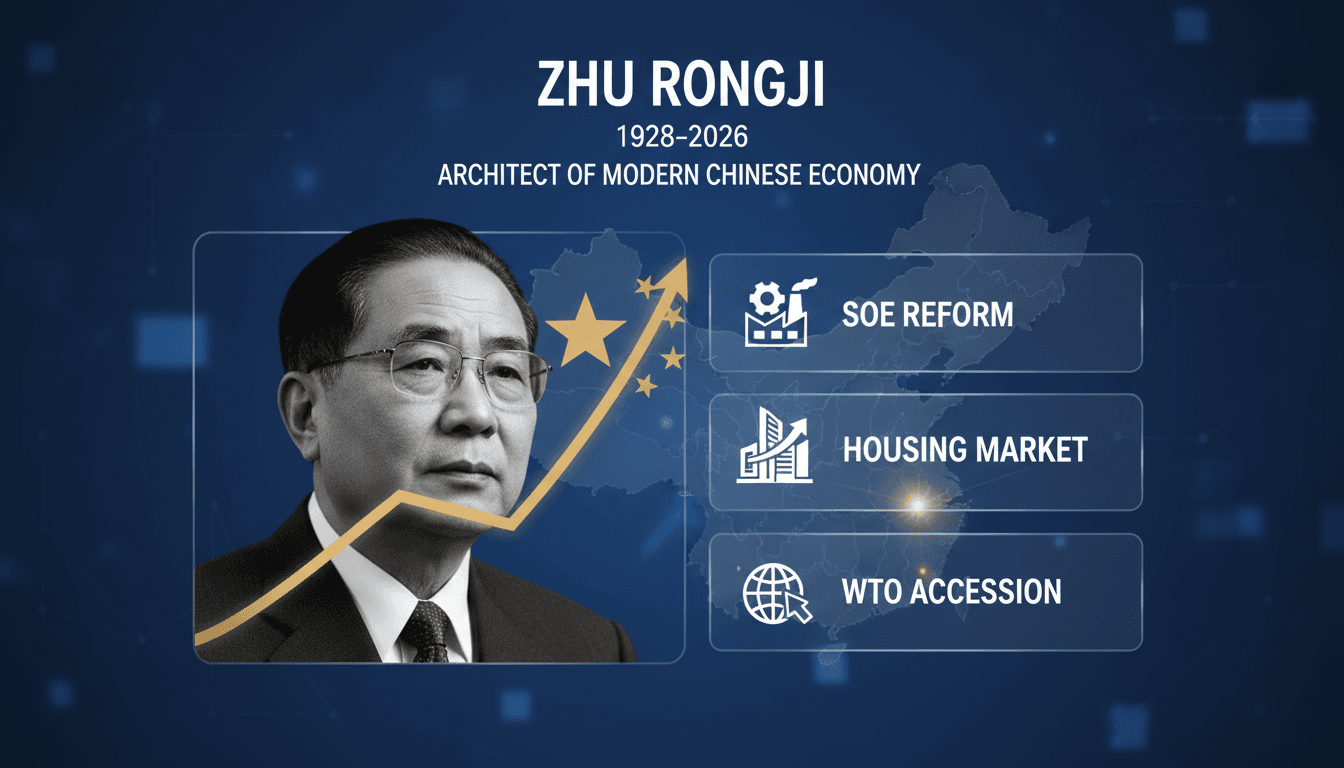 Zhu Rongji, former Chinese Premier, during his tenure