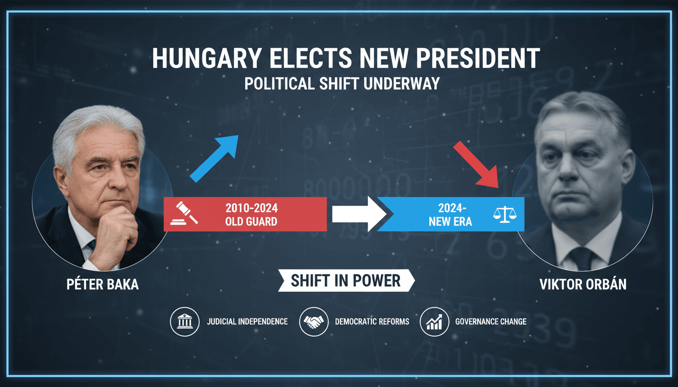 Former judge Baka elected as Hungary's new president