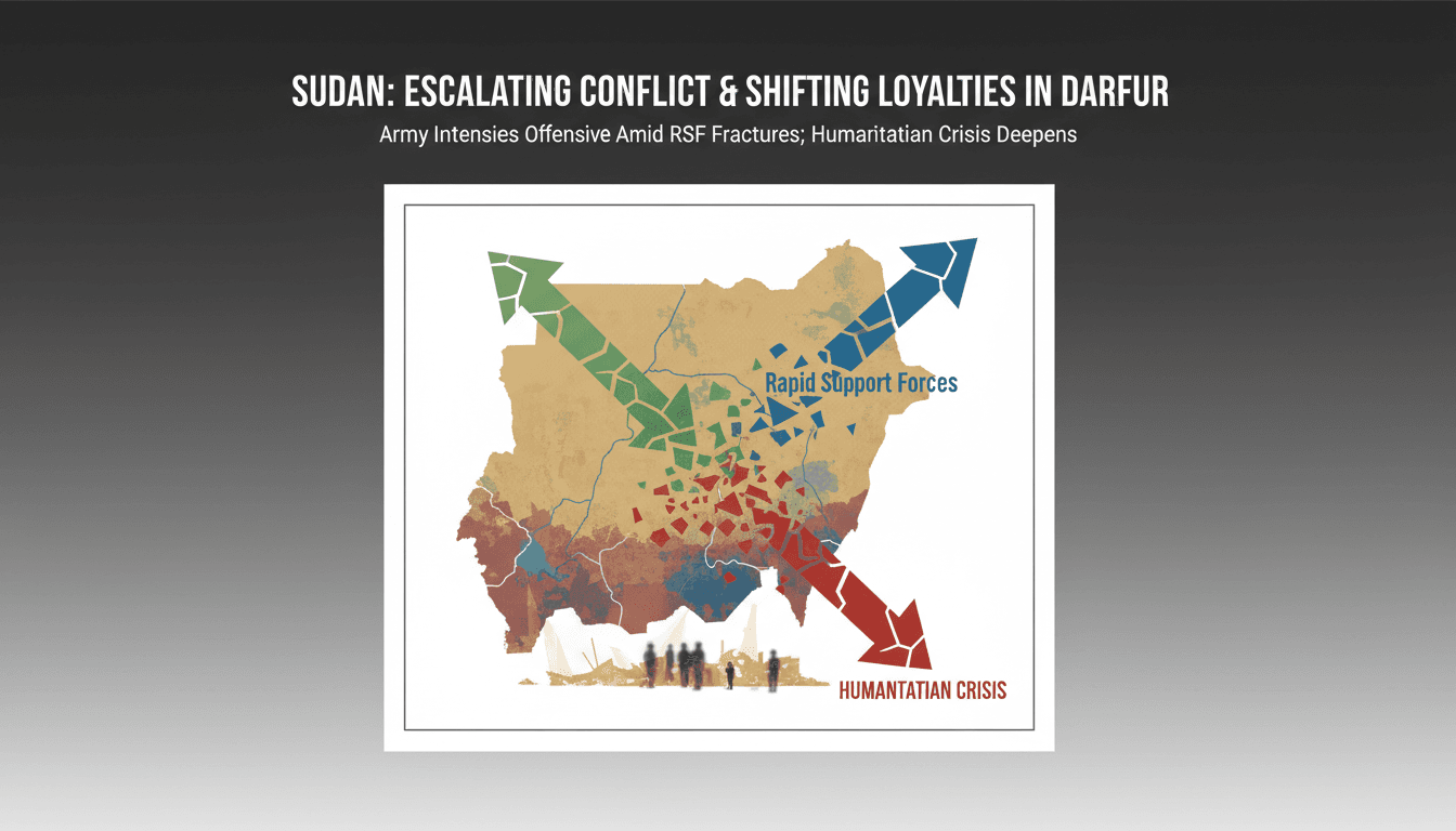 Sudanese army airstrikes against Rapid Support Forces in Darfur