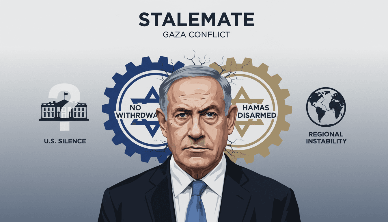 Netanyahu announces no withdrawal from Gaza until Hamas disarmed