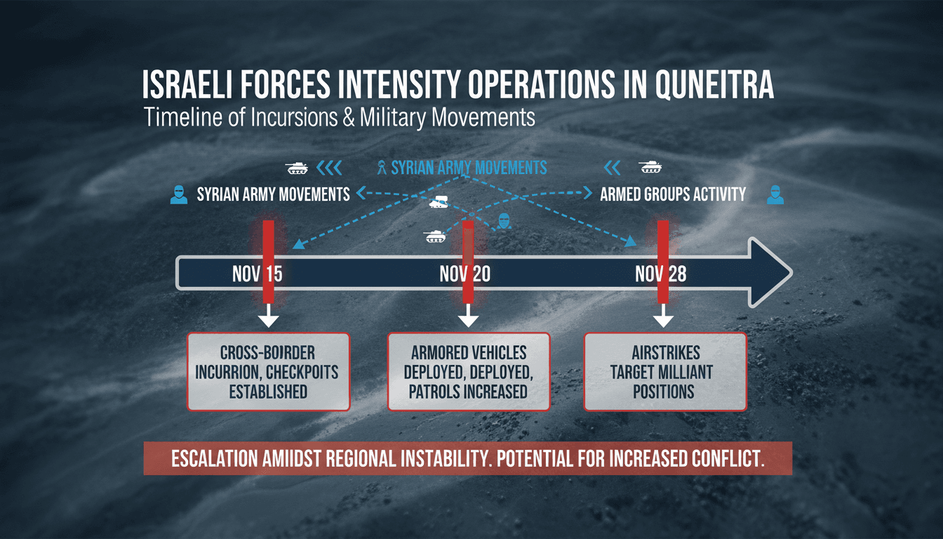Israeli military operations in the Quneitra region of Syria