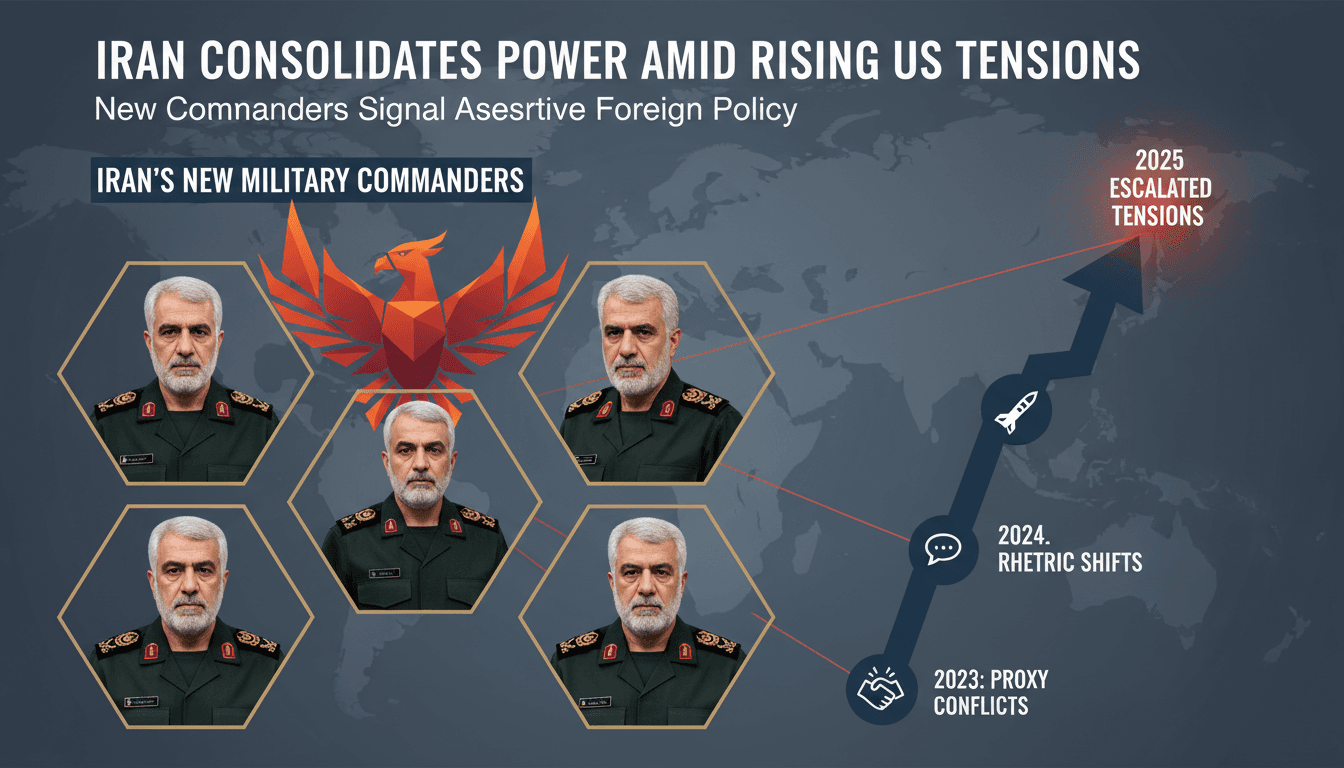 Iranian military commanders appointed by Ayatollah Khamenei