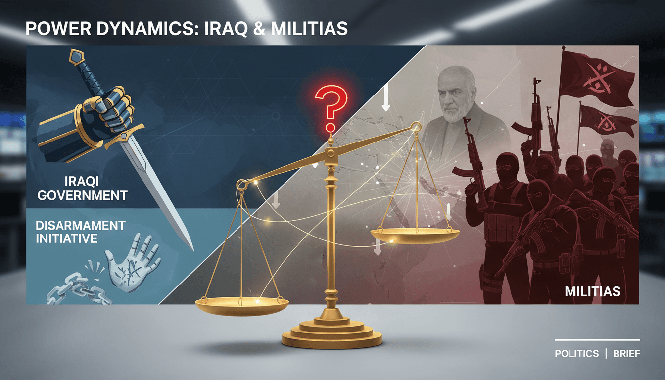 Esmail Qaani meeting with Iraqi officials on disarmament efforts.