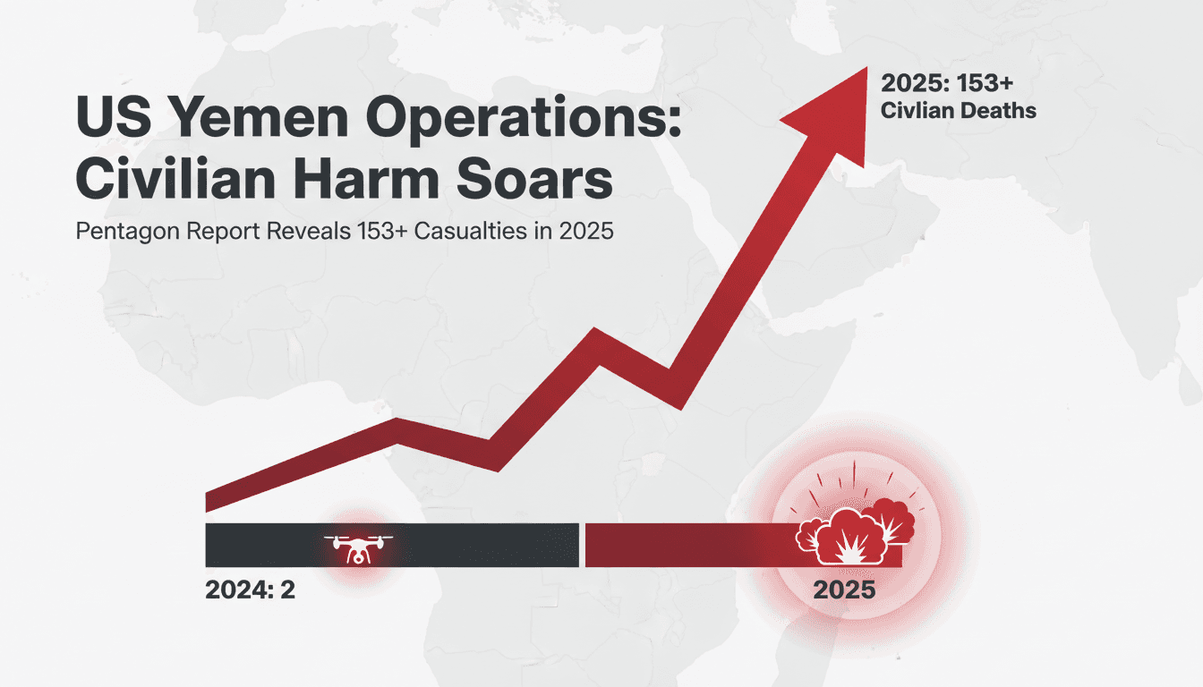 Pentagon report on civilian casualties in Yemen military operations