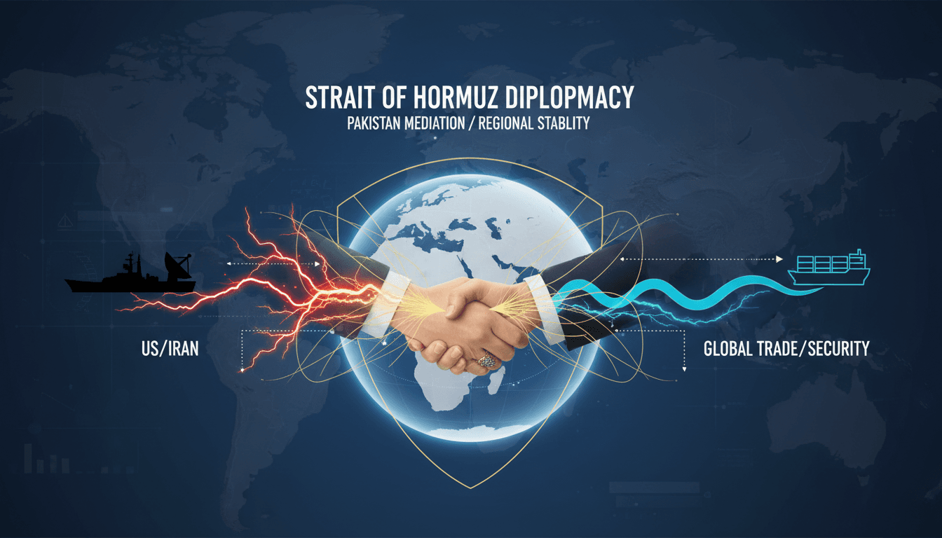 Pakistan's Interior Minister Mohsin Naqvi in Tehran discussing Strait of Hormuz security.