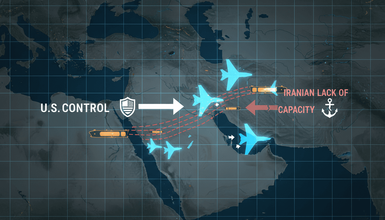 President Trump announces U.S. control over the Strait of Hormuz amidst rising tensions with Iran.