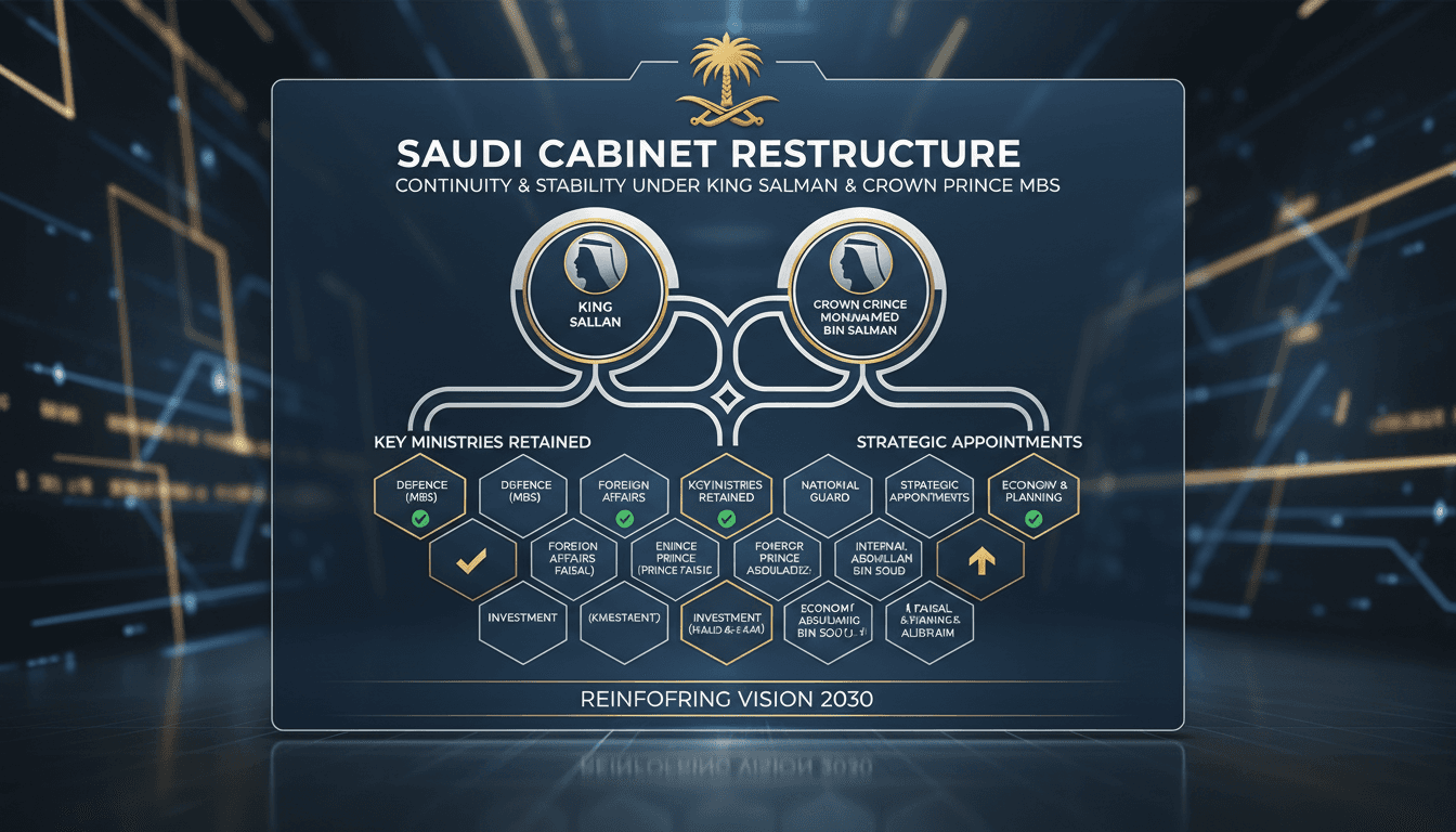 Saudi King Salman and Crown Prince Mohammed bin Salman during a Cabinet meeting.
