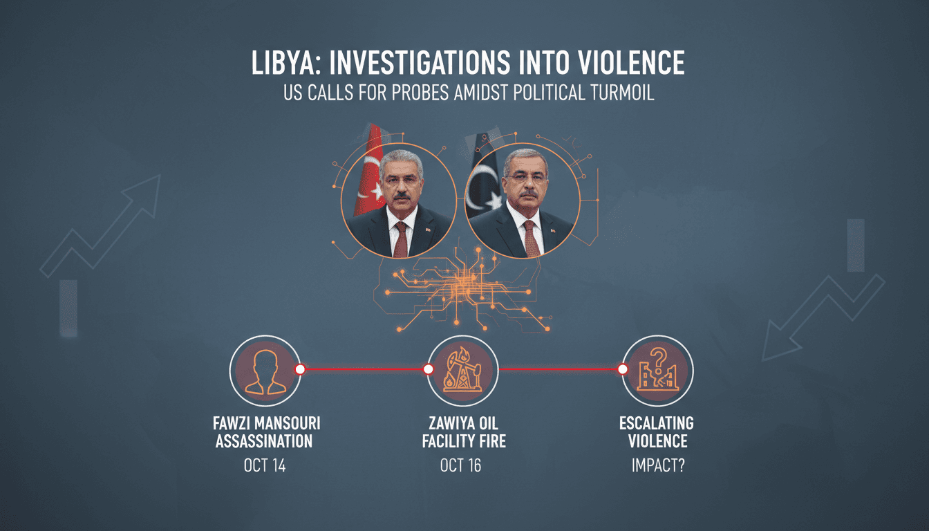 A visual representation of Libya's recent violence and political instability.