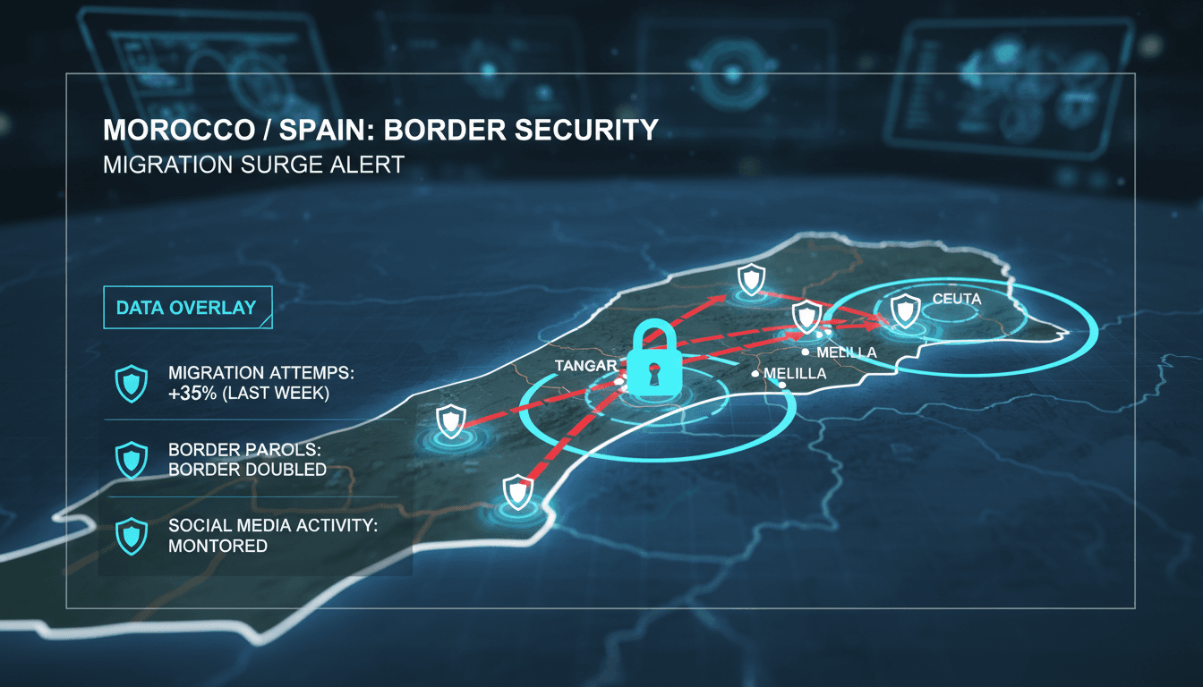 Moroccan border security measures in response to migration calls