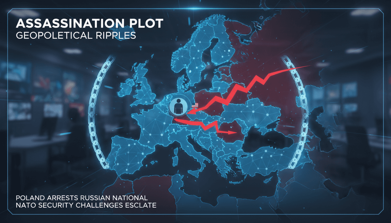 Polish authorities arrest a Russian national in a significant security incident.