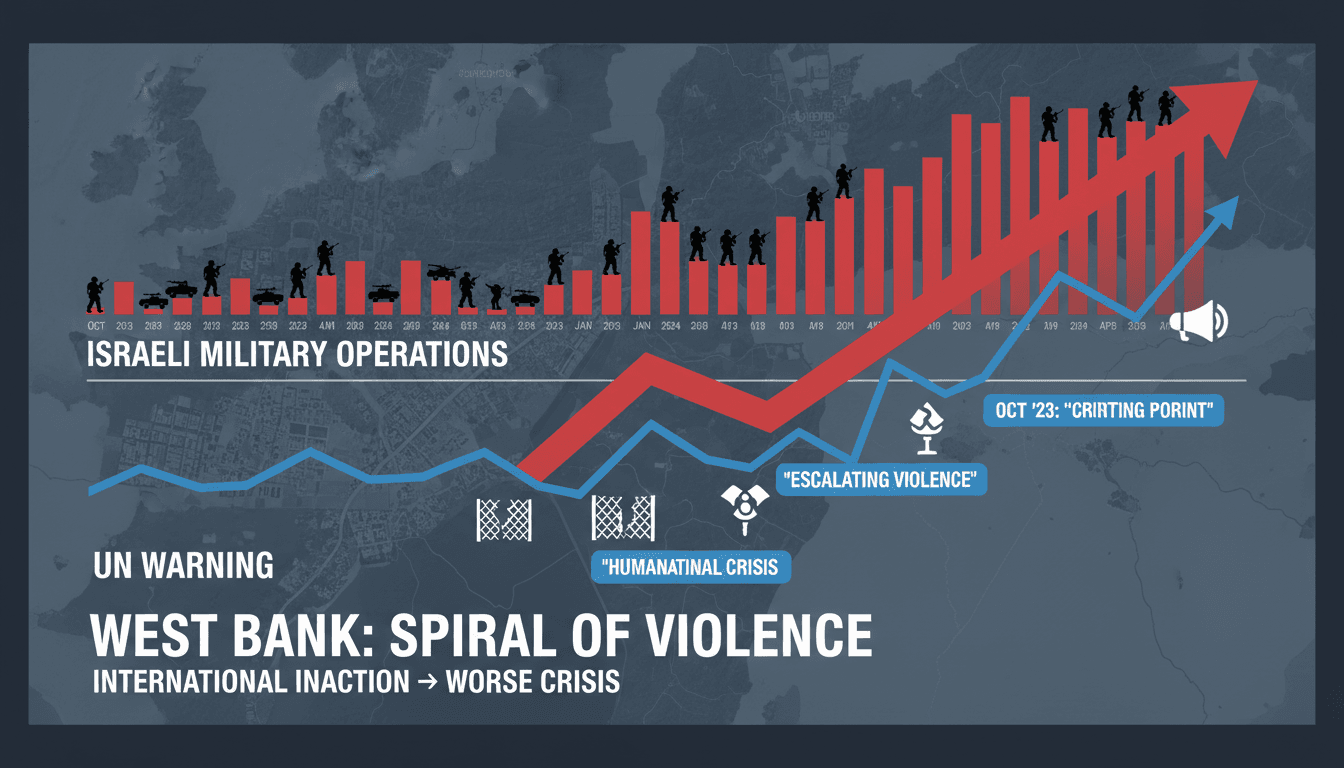 Israeli military operations in the West Bank amidst rising tensions