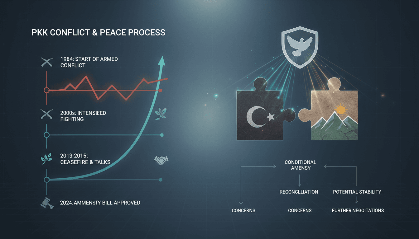 Turkish parliament building with a focus on peace initiatives