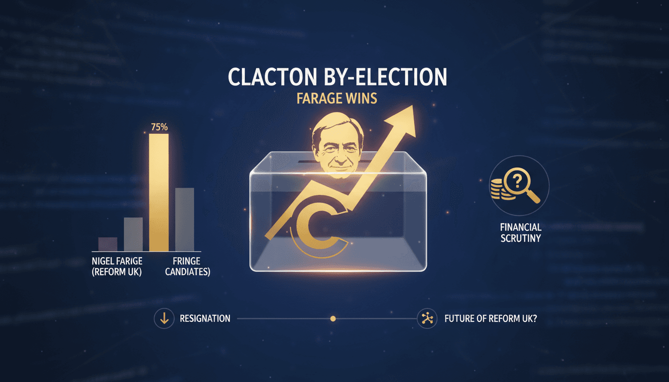Nigel Farage campaigning for the Clacton by-election