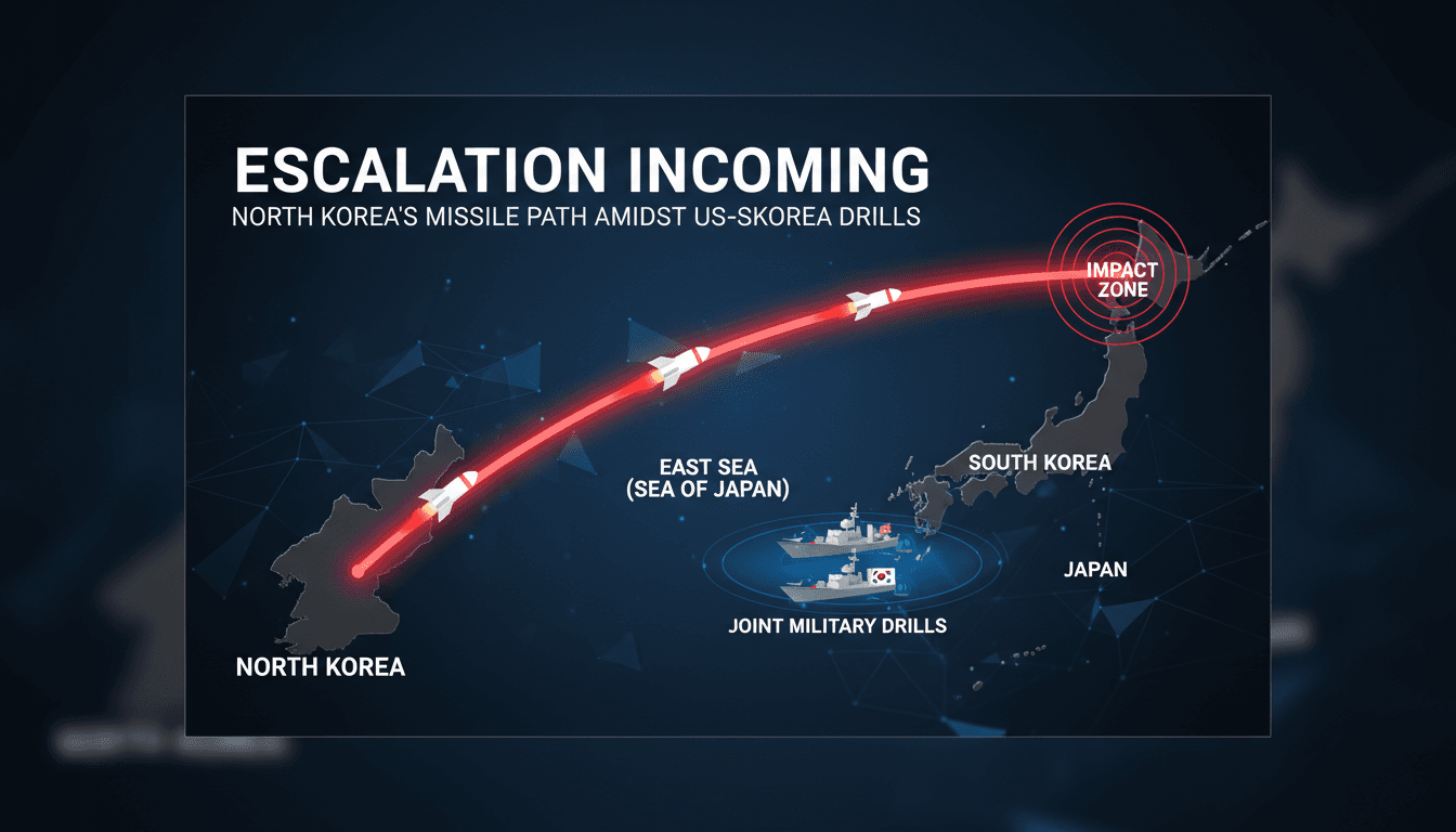 North Korea missile launch trajectory and regional impact analysis
