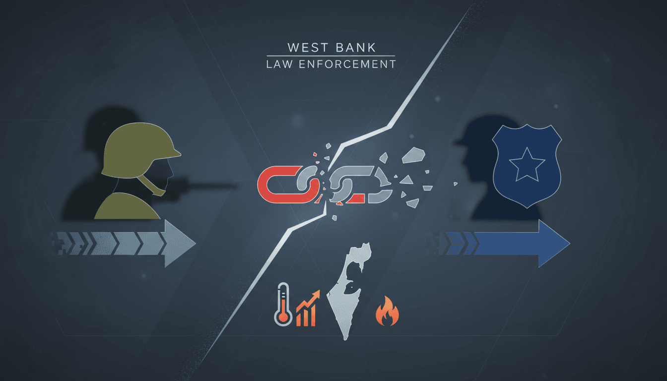 Israeli Defence Minister Israel Katz announces law enforcement changes in the West Bank.