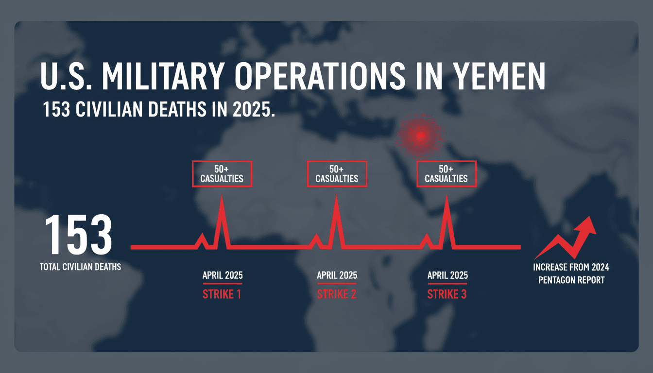 Pentagon report on civilian casualties in Yemen due to U.S. military operations
