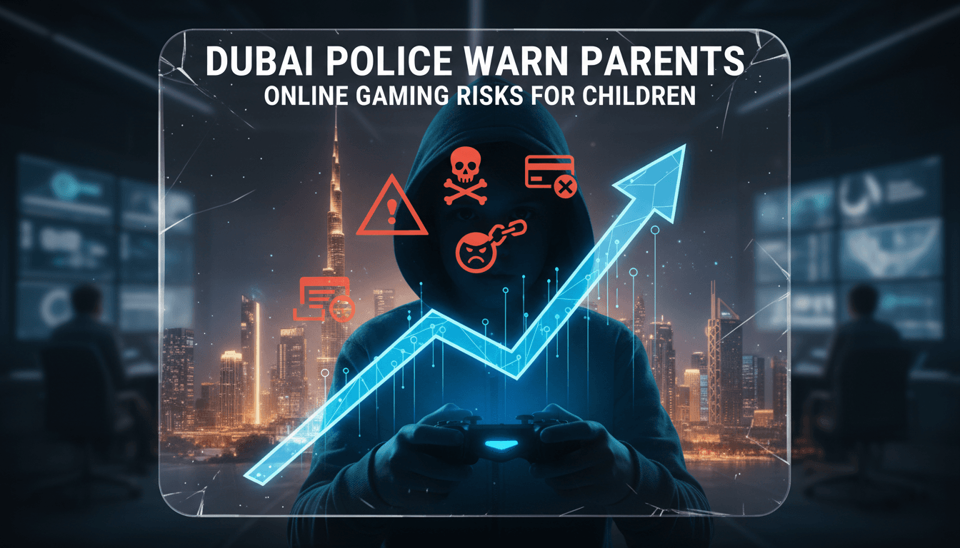 Dubai Police warning parents about online gaming risks for children