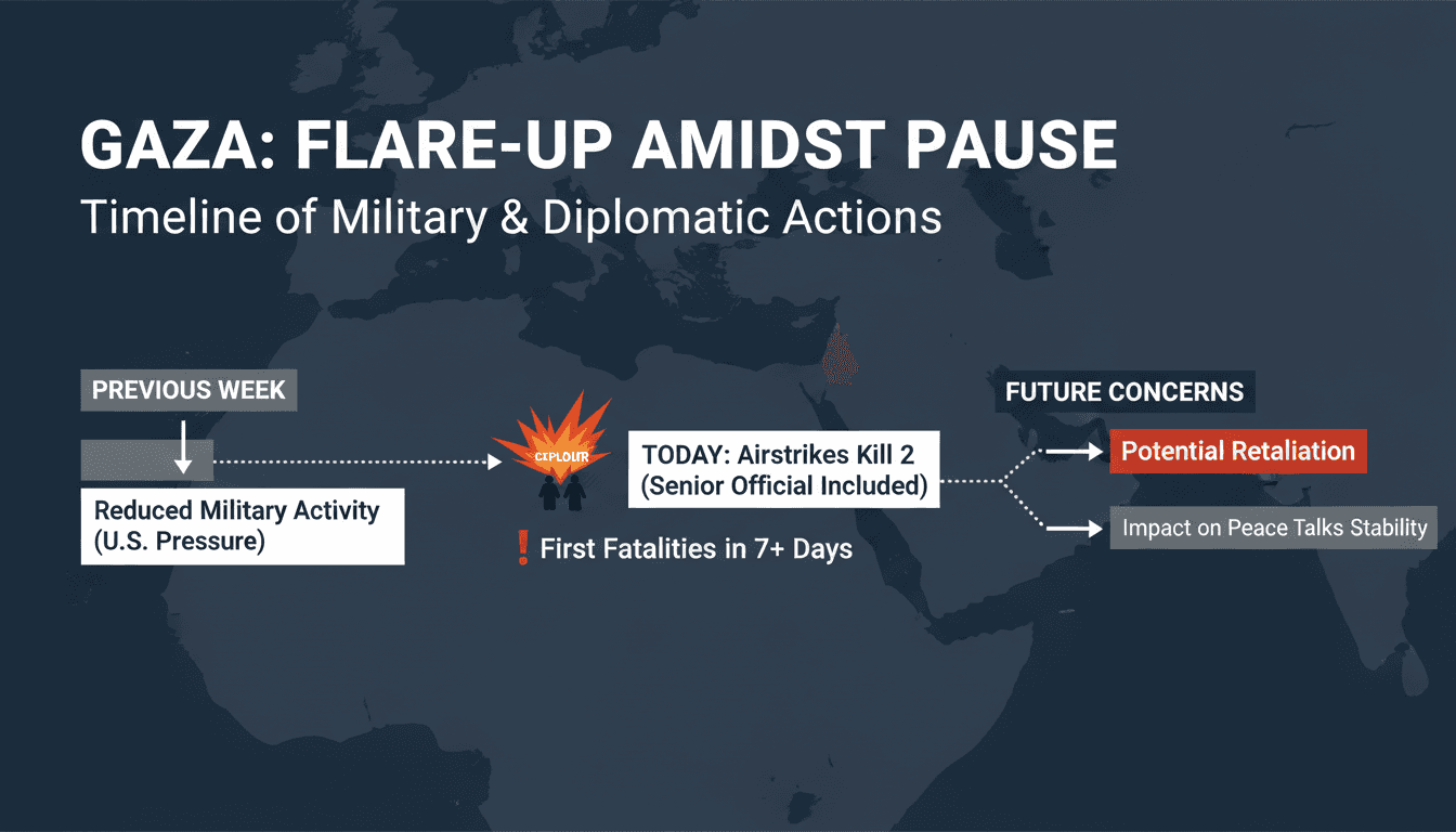 Israeli drone strikes in Gaza leading to fatalities and escalating tensions.