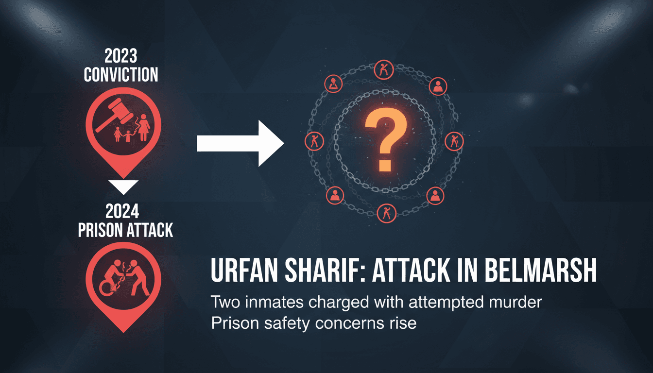 Urfan Sharif in Belmarsh prison, highlighting security concerns