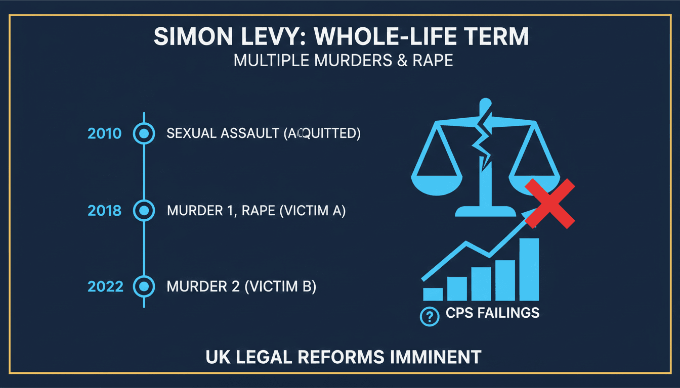 Simon Levy sentenced for multiple murders and rape in UK court